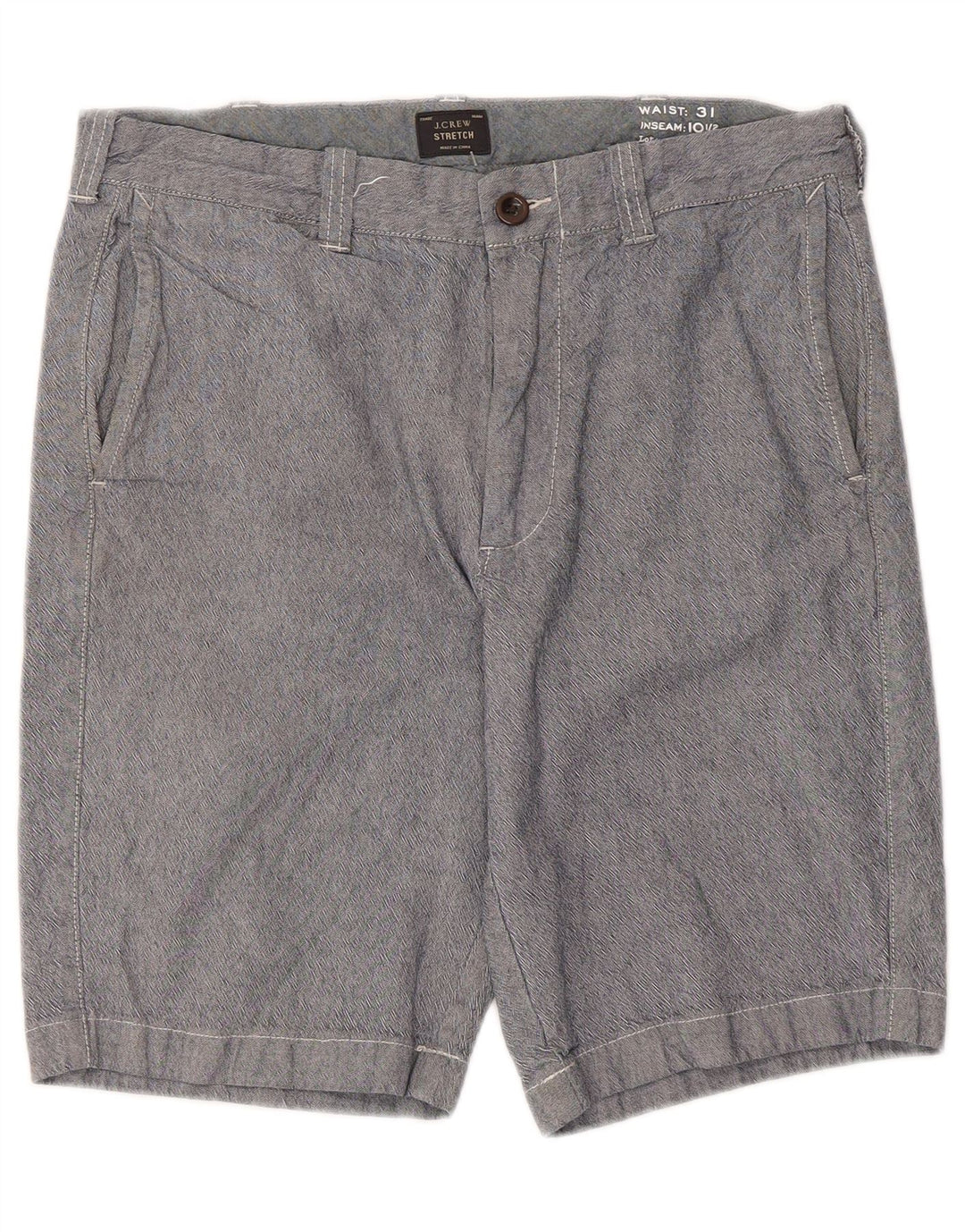Мужские шорты чинос J. Crew W31, средний синий хлопок, хлопок
