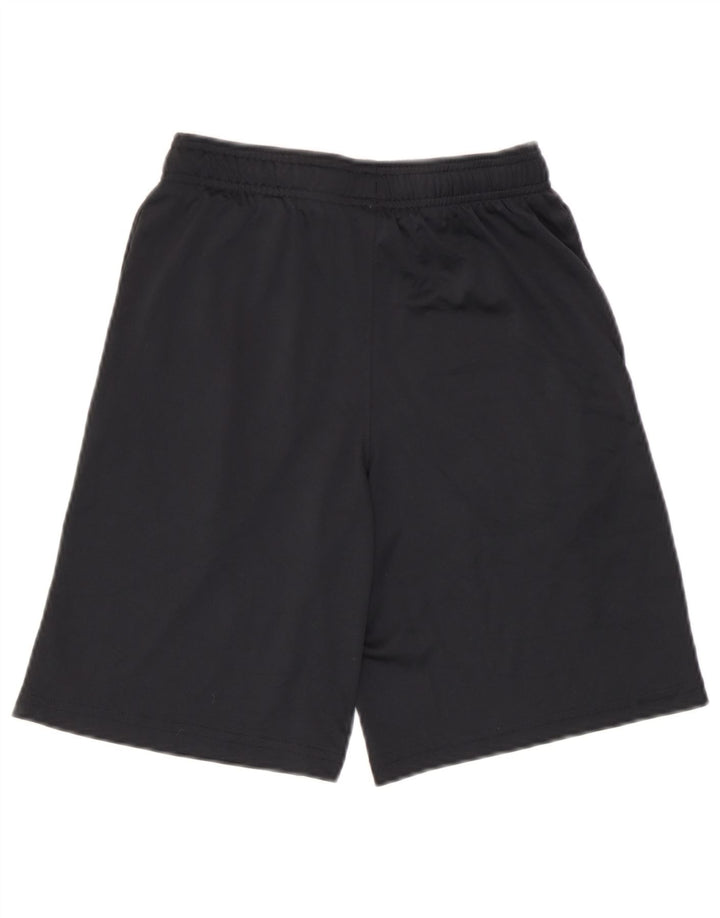 Спортивные шорты с графическим рисунком для мальчиков Under Armour, 9–10 лет, средний черный, полиэстер