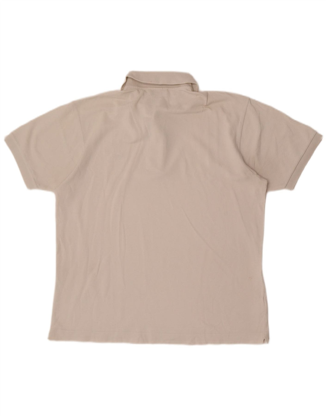 Мужская рубашка-поло классического кроя Lacoste, размер 5, большая белая