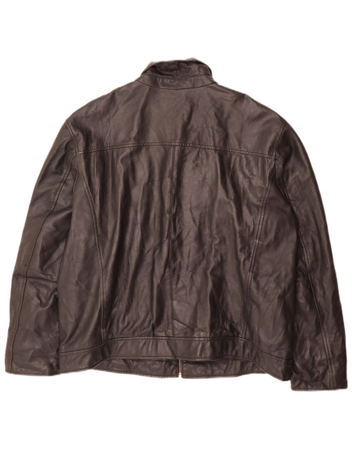 Мужская кожаная куртка In Extenso UK 44 2XL черная