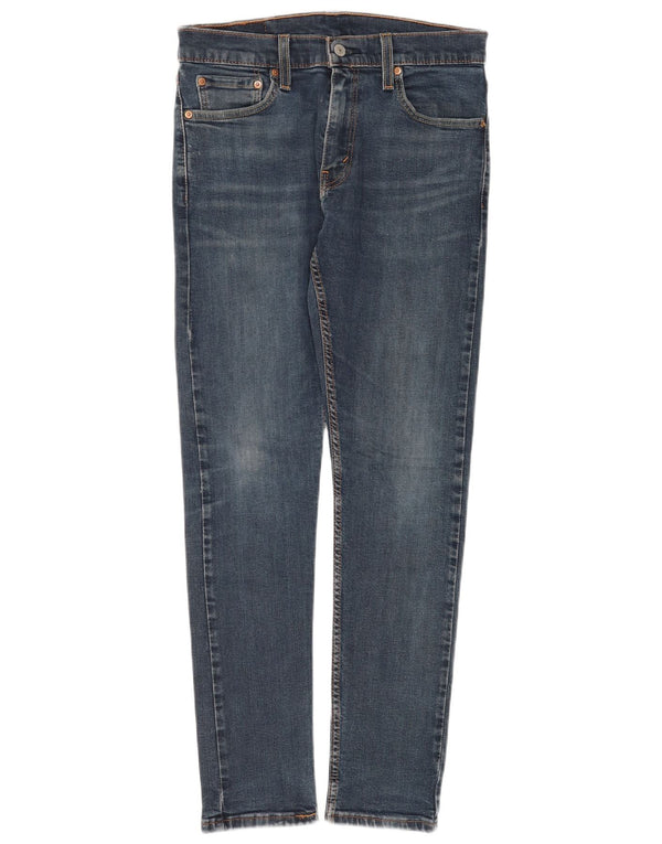 Мужские зауженные джинсы Levi's 512 W30 L32 синие, хлопок