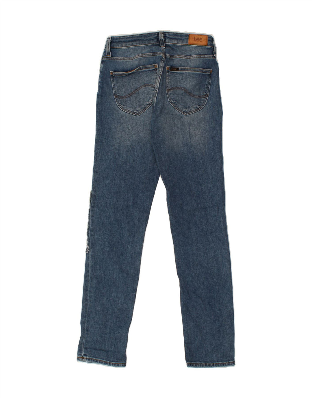 LEE Womens Elly Slim Jeans W27 L31  Blue Patchwork Cotton Vintage Lee and Second-Hand Lee from Messina Hembry 