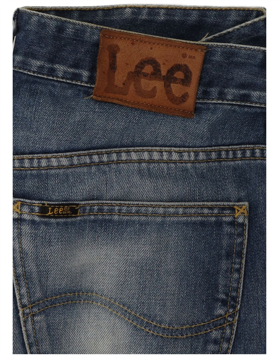 Женские расклешенные джинсы Lee W32 L29, синий хлопок