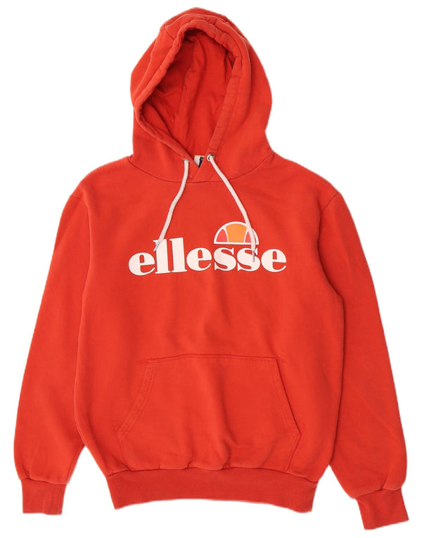 Женский джемпер с капюшоном Ellesse UK 12, средний красный, хлопок