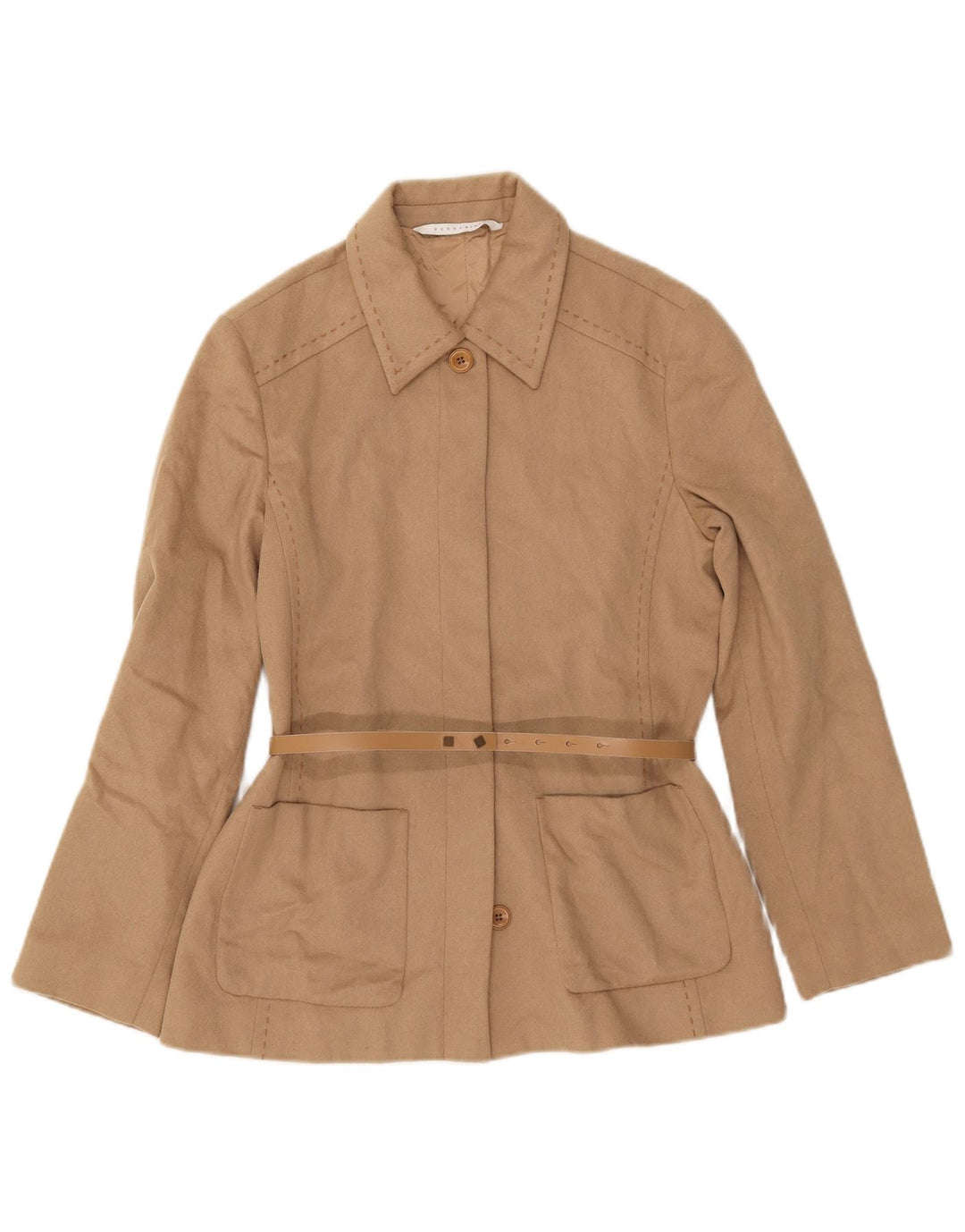 Женский пиджак PENNY BLACK UK 8, маленький, бежевый, шерстяной