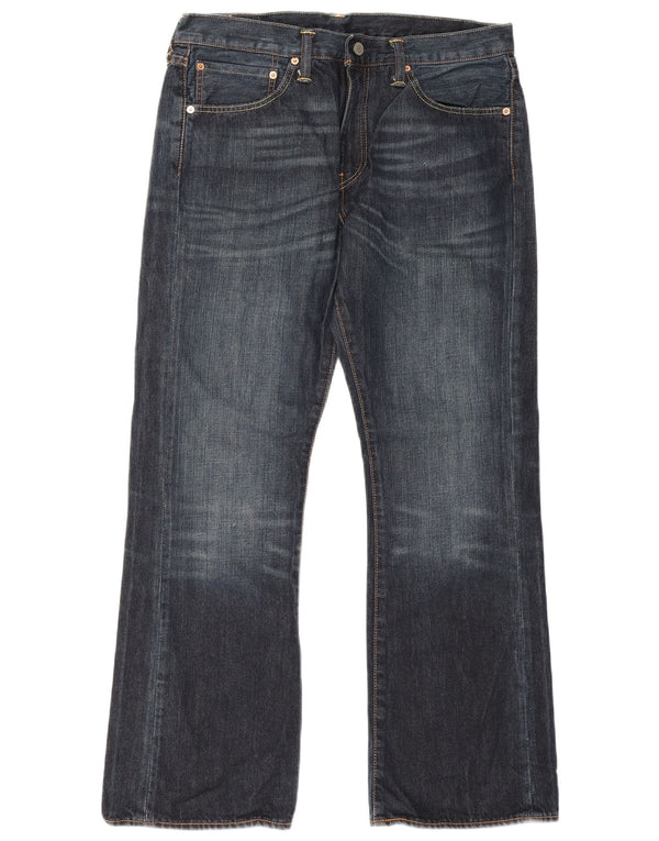 Мужские джинсы Levi's 527 Bootcut W34 L30 Темно-синие, хлопок