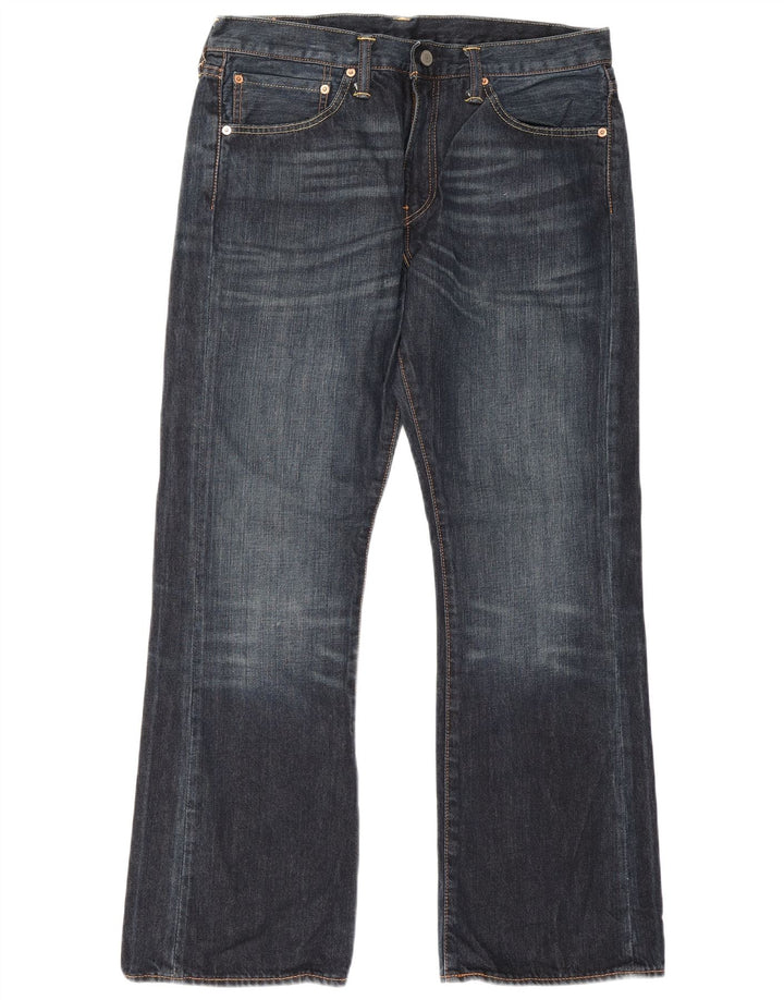 Мужские джинсы Levi's 527 Bootcut W34 L30 Темно-синие, хлопок