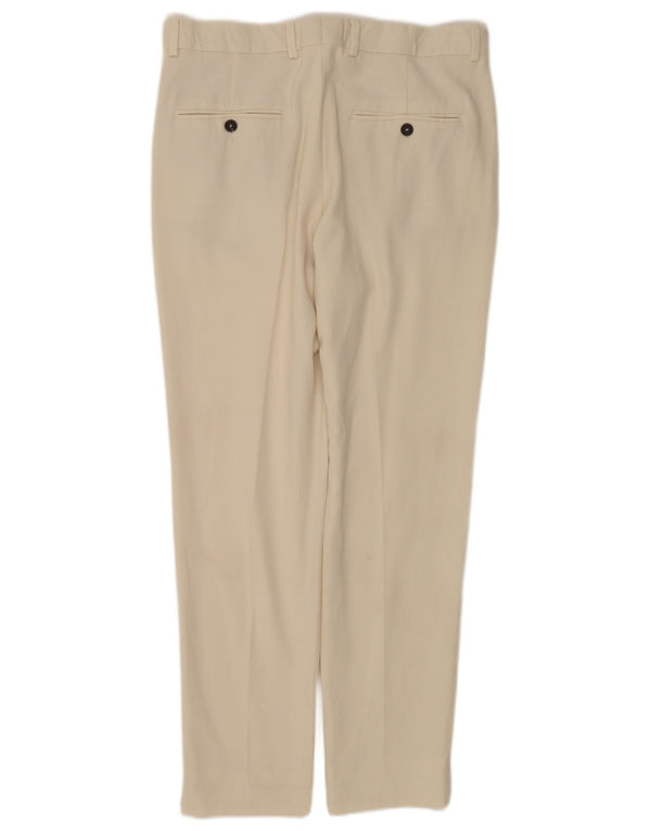 Женские прямые брюки чинос Zara EU 40 Medium W31 L28 Off White