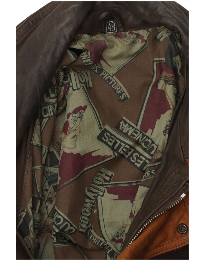 Куртка мужская кожаная VINTAGE IT 48 Medium Brown