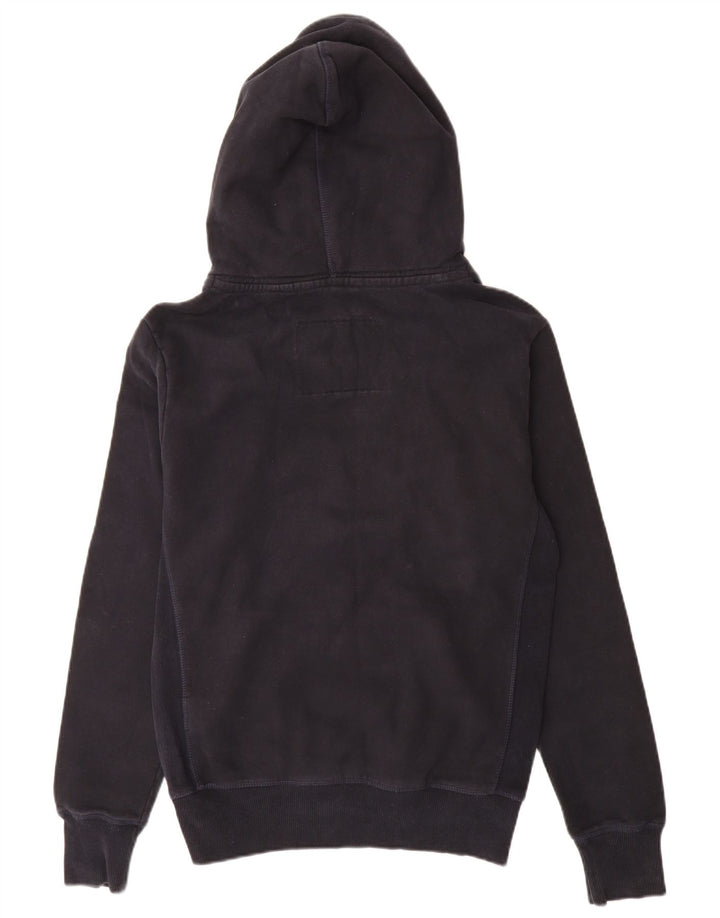 Мужской джемпер с капюшоном Superdry, средний темно-синий, хлопок