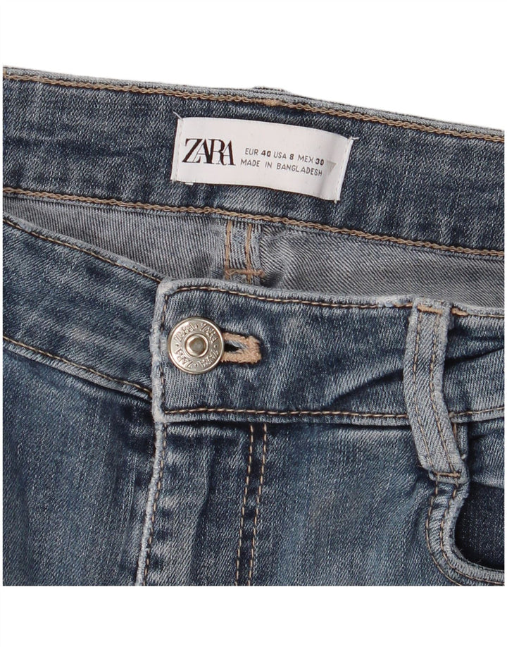 Женские узкие джинсы Zara EU 40 Medium W30 L28 Синие