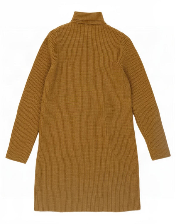 Женское платье-джемпер с длинными рукавами Zara UK 6 XS, цвет хаки, акрил