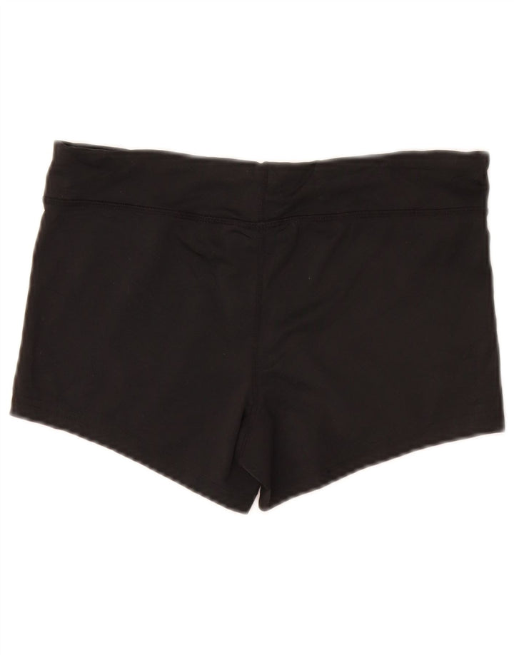 Женские спортивные шорты NIKE Dri Fit UK 10, маленькие черные из полиэстера