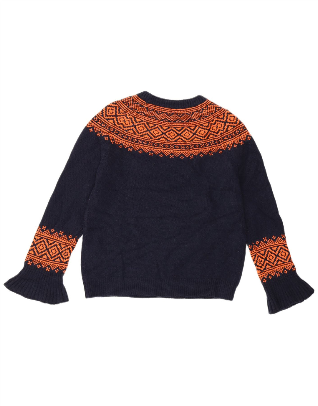 Женский джемпер с круглым вырезом J. CREW UK 6 XS Темно-синий Fair Isle