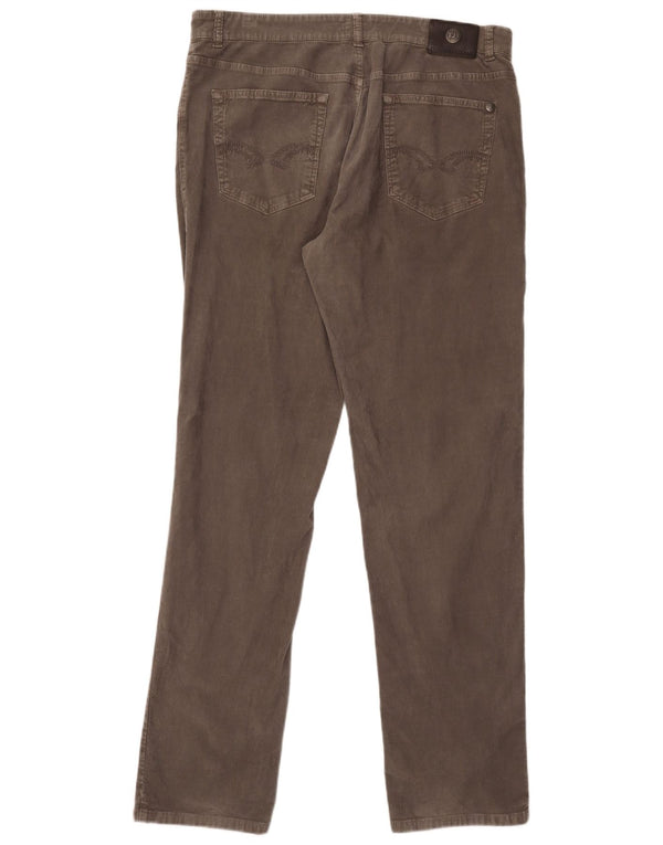 Trussardi Мужские 380 прямые вельветовые брюки IT 56 3XL W40 L35 Коричневые