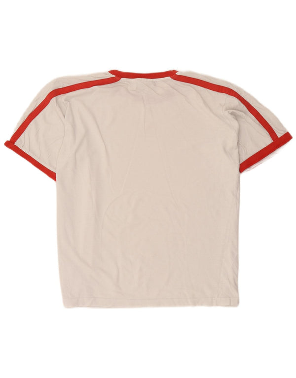 Мужская футболка Puma Top XL белая с цветными блоками