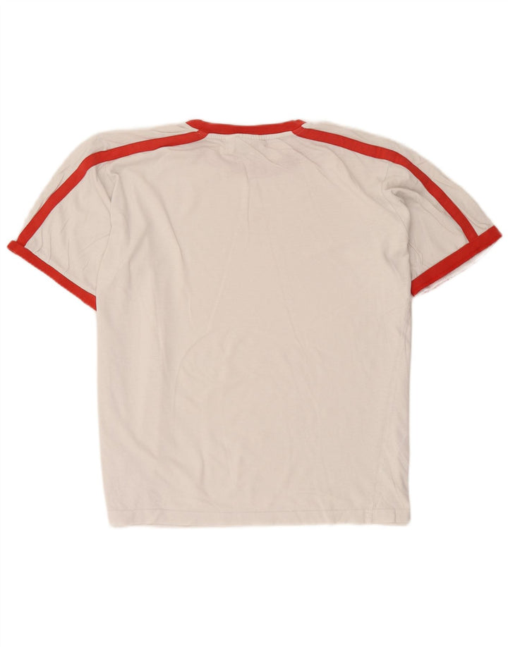 Мужская футболка Puma Top XL белая с цветными блоками