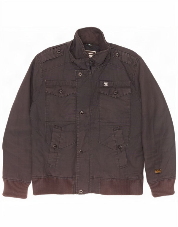 Мужская куртка G-Star Raw в стиле милитари UK 42 XL, черный хлопок