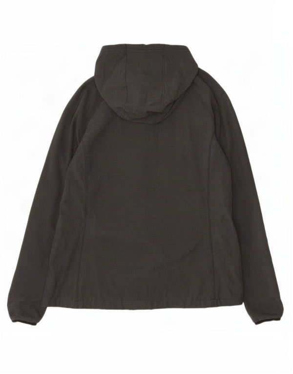 Женский флисовый свитер с капюшоном на молнии The North Face UK 18 XL, серый в тонкую полоску