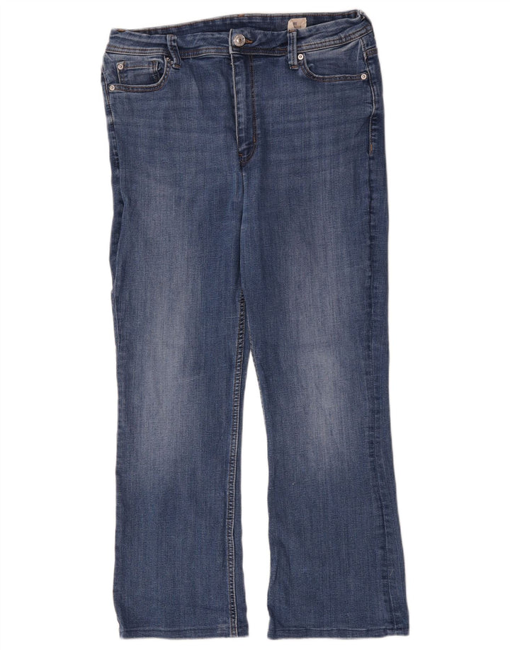 Женские джинсы Bootcut Marks & Spencer W32 L26 синие, хлопок