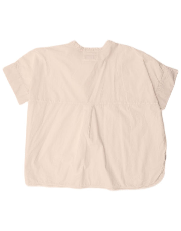 Женская блузка оверсайз Woolrich Top UK 14, средний белый цвет