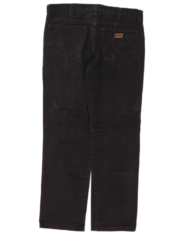 Мужские прямые джинсы Wrangler Texas W34 L27, черный хлопок