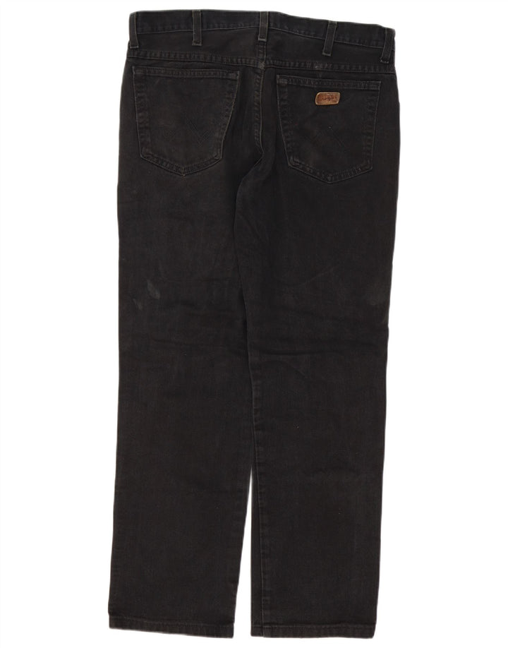 Мужские прямые джинсы Wrangler Texas W34 L27, черный хлопок