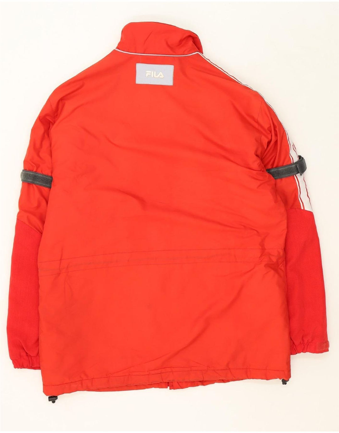 FILA Mens Windbreaker Jacket UK 40 Large Red Vintage Fila and Second-Hand Fila from Messina Hembry 