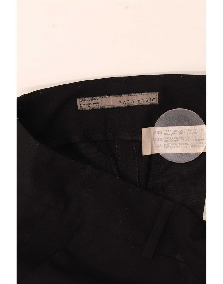 Женские шорты чинос Zara Medium W28, черный полиэстер