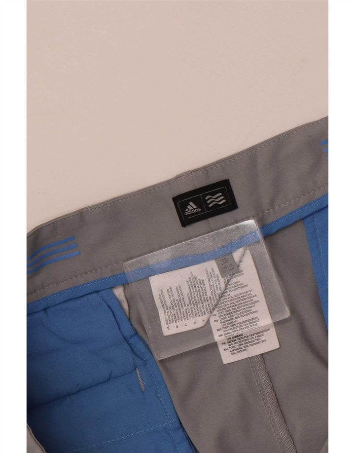 Мужские шорты чинос Adidas W38 XL серые из полиэстера