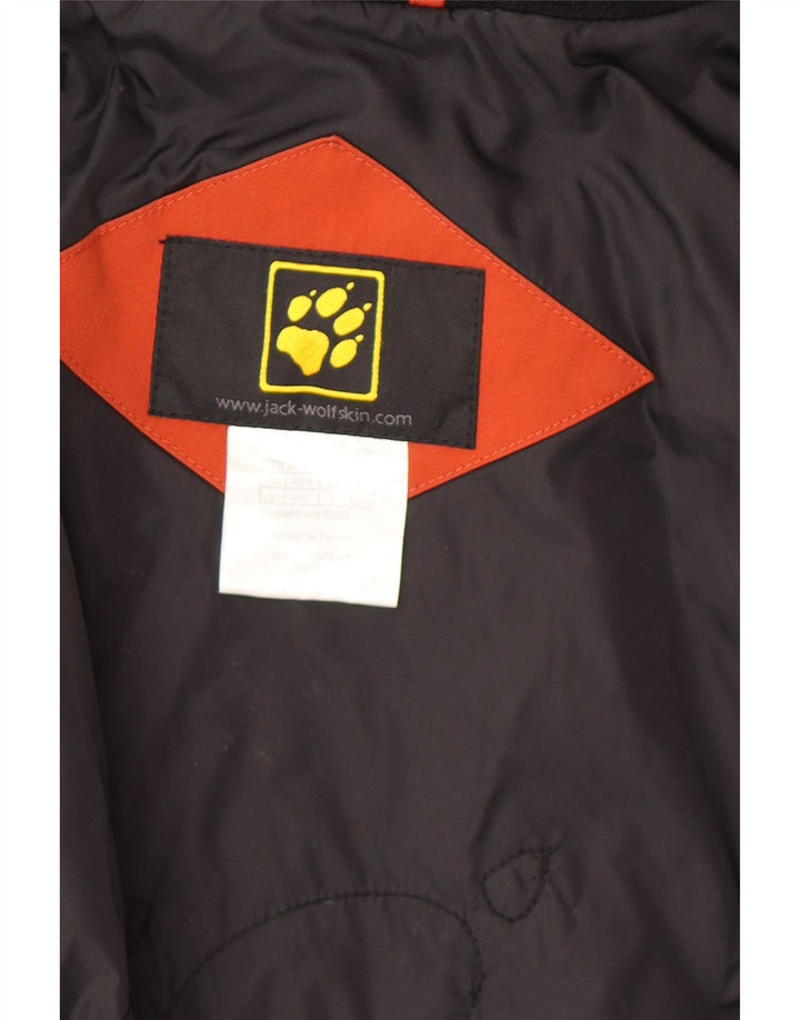 Мужская лыжная куртка Jack Wolfskin UK 40/42 XL оранжевая с цветными блоками полиамид