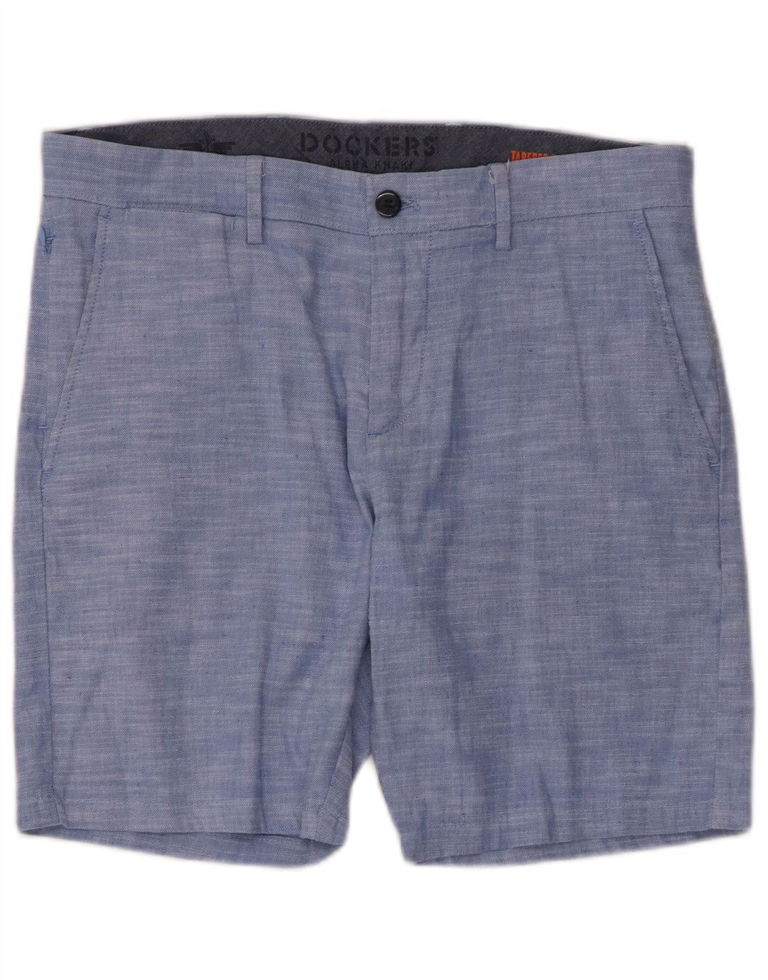 DOCKERS Mens Khakis Chino Shorts W34 Large  Blue