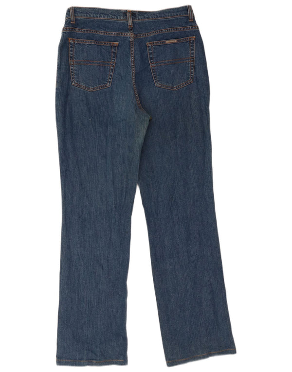 Trussardi Женские прямые джинсы W31 L30, синий хлопок