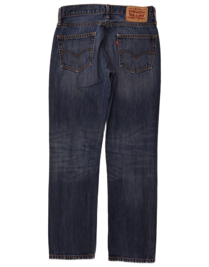 Мужские прямые джинсы Levi's W29 L30 синие, хлопок