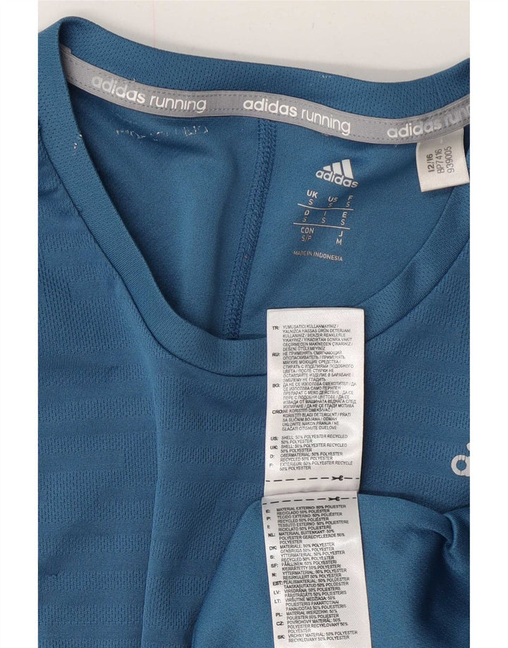 Мужская футболка Adidas Climacool, маленький синий полиэстер