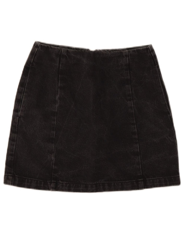 Женская джинсовая юбка Topshop UK 6 XS W25 Серая, хлопок