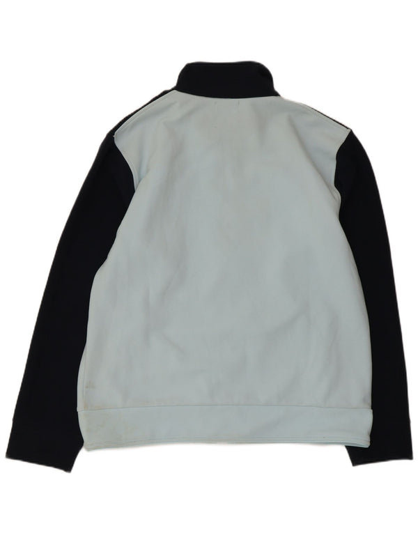 Женский спортивный костюм KAPPA, верхняя куртка UK 18 XL, синий полиэстер с цветными блоками