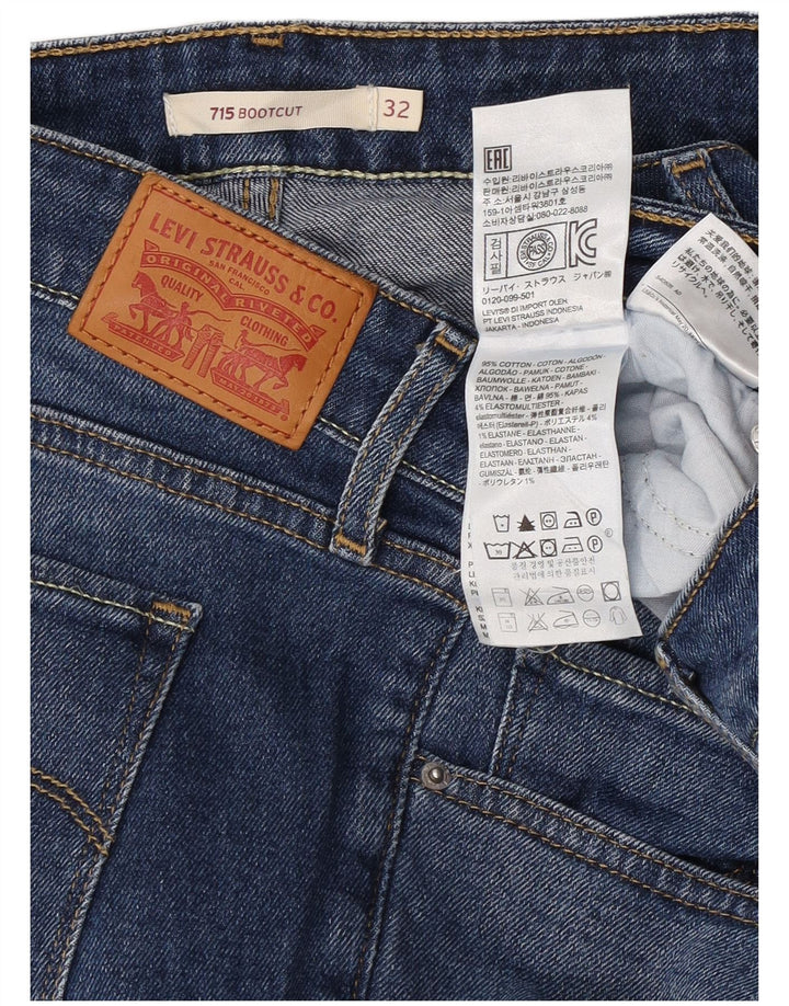 Женские джинсы LEVI'S 715 Bootcut W32 L32 Синие, хлопок