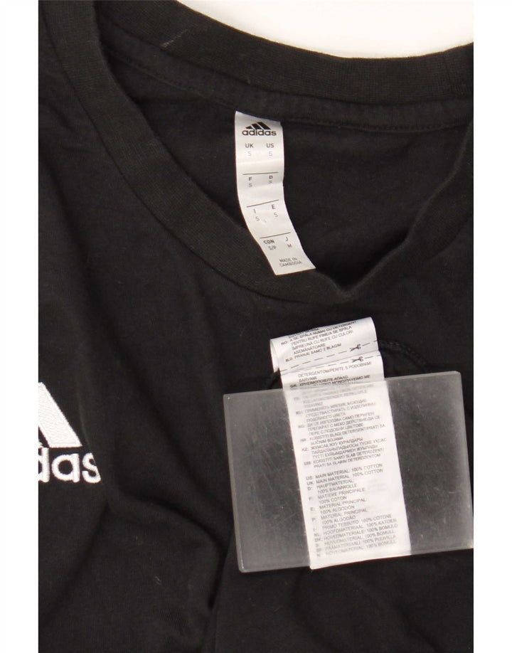 Adidas Мужская футболка Top Small Black Cotton