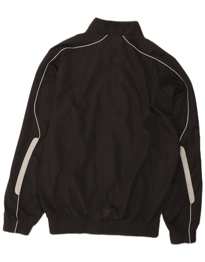 Umbro Мужской спортивный костюм с графическим рисунком, верхняя куртка XL, черный полиэстер с цветными блоками