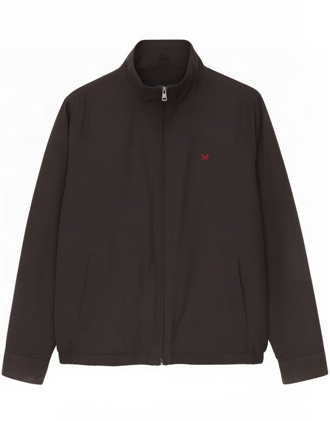 Мужская куртка-бомбер Crew Clothing UK 38, средний черный хлопок