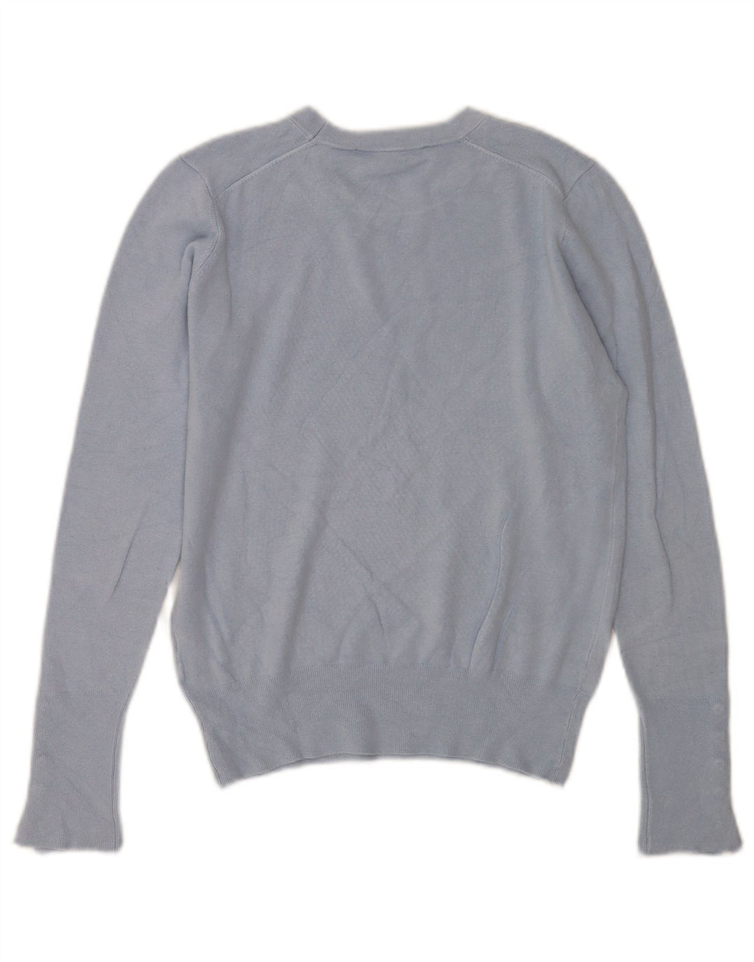 Женский джемпер с круглым вырезом Zara UK 12, средний синий вискоза