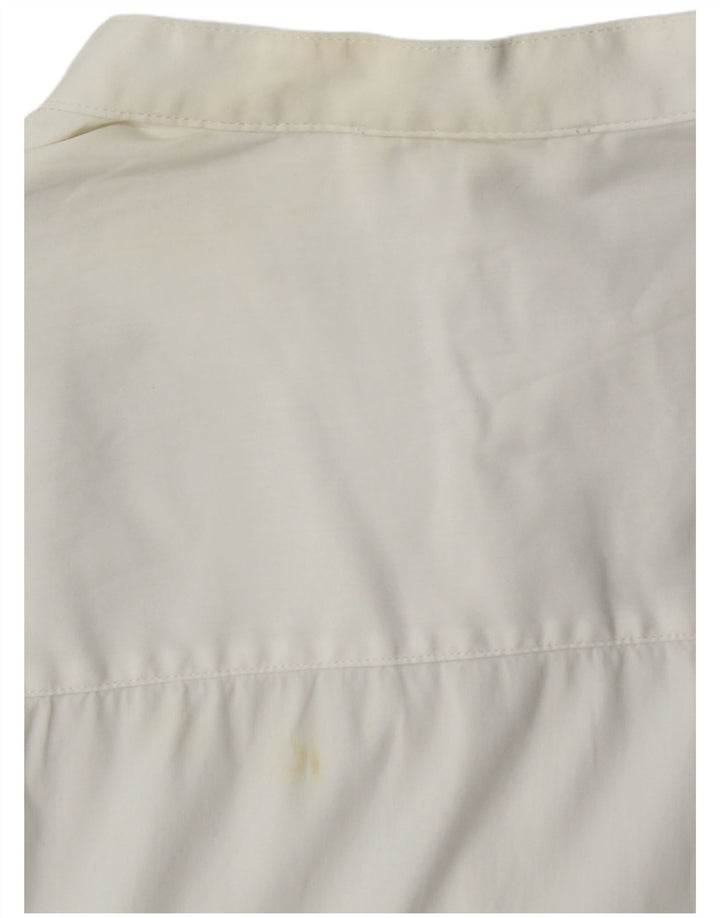 Мужская рубашка-пуловер Cos, маленькая белая хлопковая рубашка