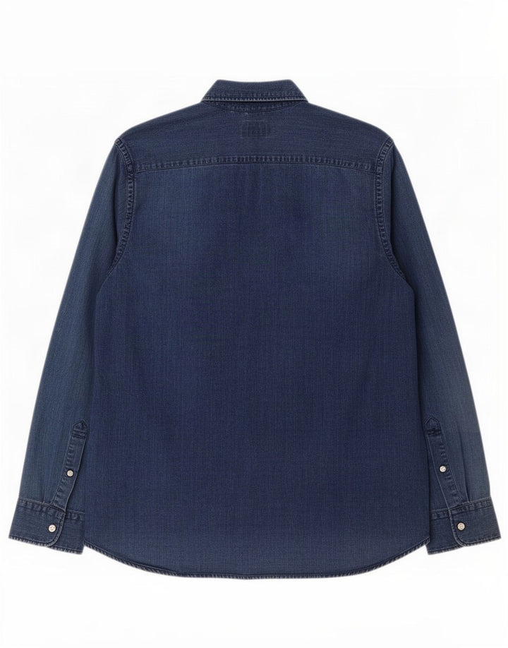 Мужская джинсовая рубашка Levi's 2XL, синяя, хлопок