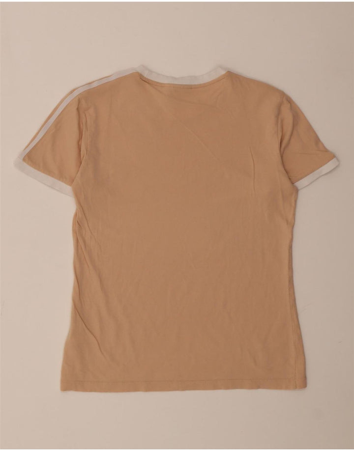 Женская футболка Adidas Top UK 14 Medium Бежевый Хлопок