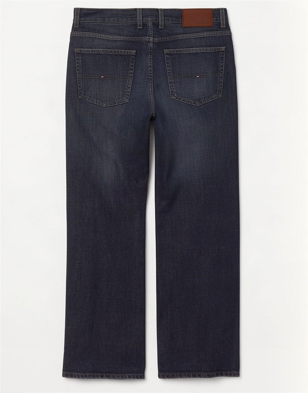 Мужские прямые джинсы Tommy Hilfiger W34 L30 темно-синие, хлопок