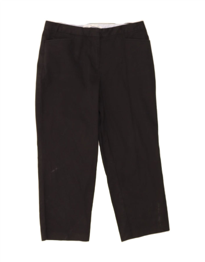 TOMMY HILFIGER Womens Capri Trousers US 8 Medium W30 L23 Black Classic Vintage Tommy Hilfiger and Second-Hand Tommy Hilfiger from Messina Hembry 