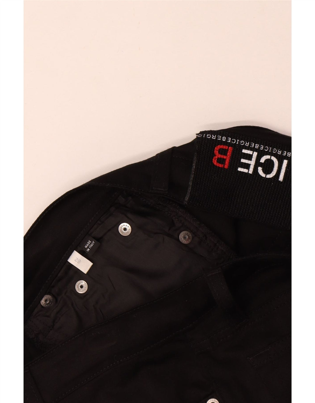 Женские повседневные брюки Iceberg Bootcut W28 L30, черный хлопок
