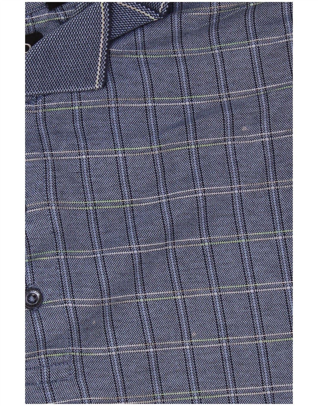 Мужская рубашка поло IZOD, большая синяя клетка, хлопок