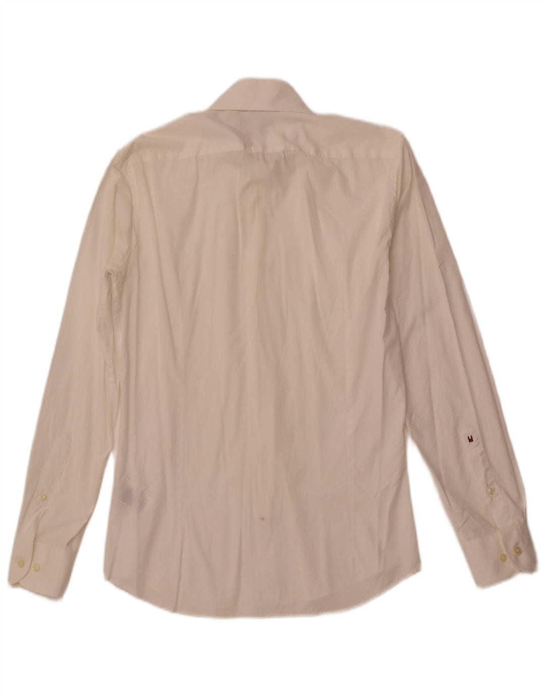 Мужская рубашка по индивидуальному заказу Tommy Hilfiger, размер 37 14 1/2, маленькая, белый, хлопковый